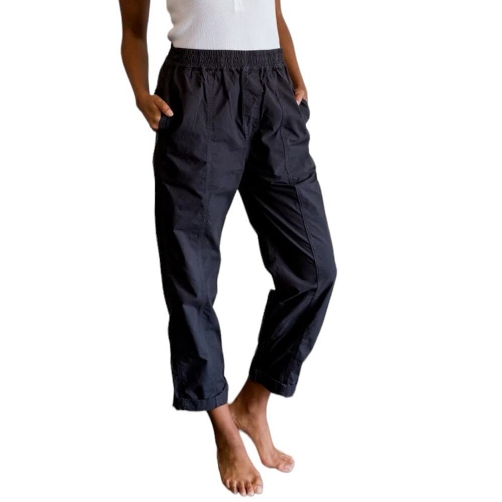AMO Pam Pull On Parachute Pants Vintage Black size small Grayish Black